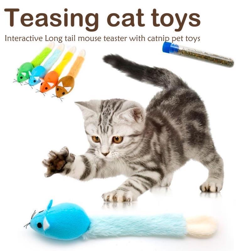 Interactive teaser toy for bored indoor cats