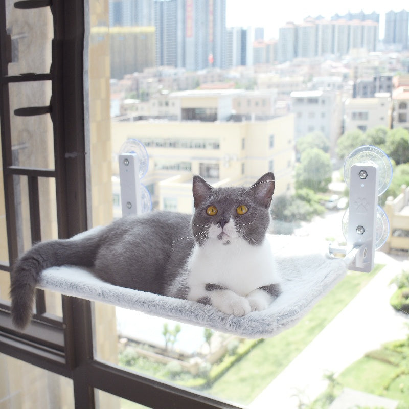 Window Cat Hammock – Heavy-Duty Suction Cup Perch