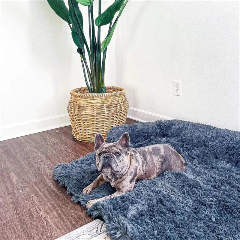 Soft Plush Dog Bed — product details