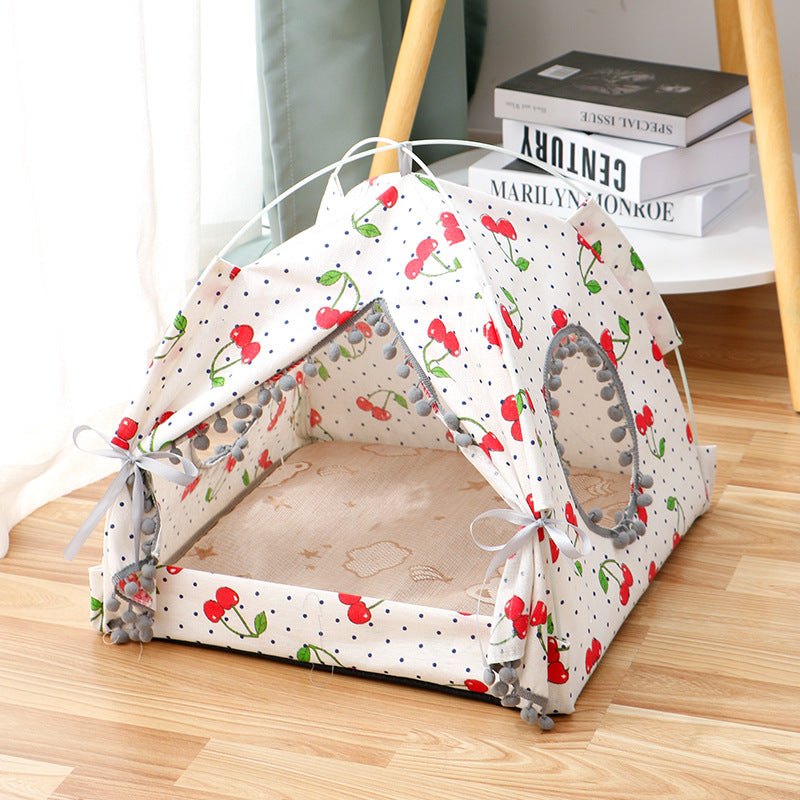 Breathable Enclosed Cat Tent Bed