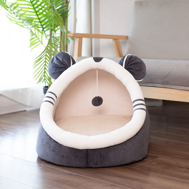 Winter Plush Cat House — product details