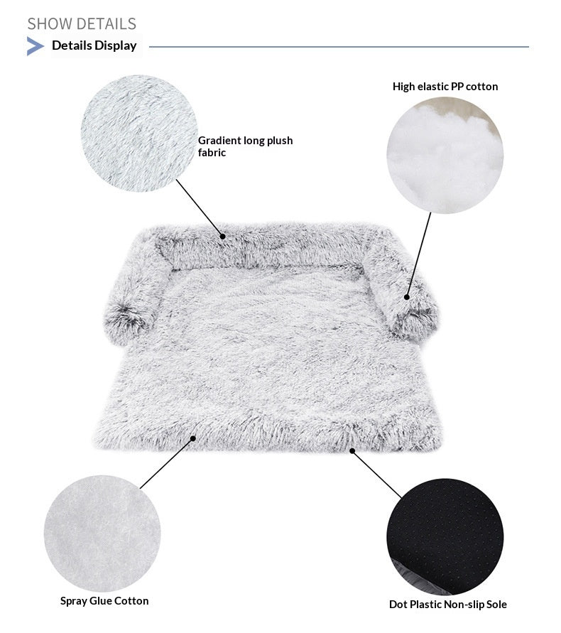 Soft Plush Dog Bed — product details